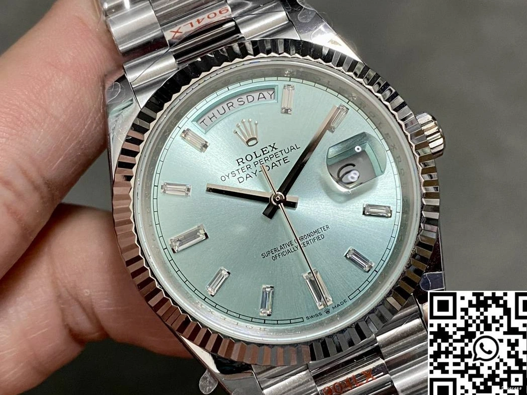 Dial Factory Date M228236-0006 v5 Rolex Day Steel QF Tungsten Blue 0101